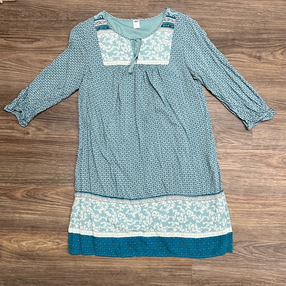 Old Navy blue dress/ medium - Picture 1 of 6
